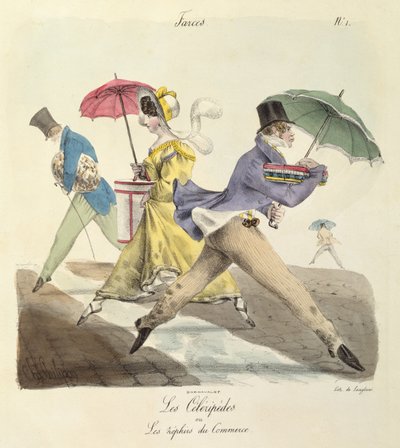 Les Céléripèdes ou, Les Zéphyrs du Commerce - Charles Philipon