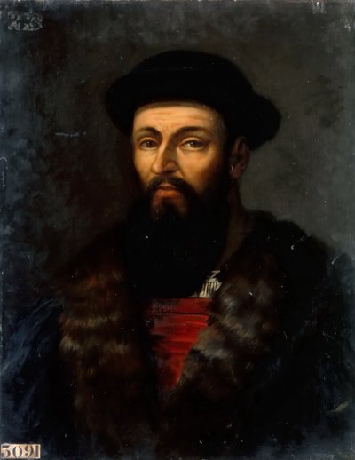 Portrait de Ferdinand Magellan - Charles Philippe Lariviere