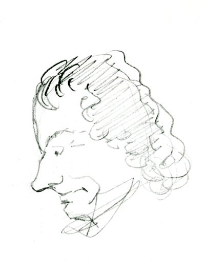 Autoportrait, c. 1843 - Charles Pierre Baudelaire