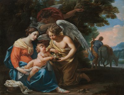 Repos pendant la fuite en Égypte, c. 1640 - Charles Poërson