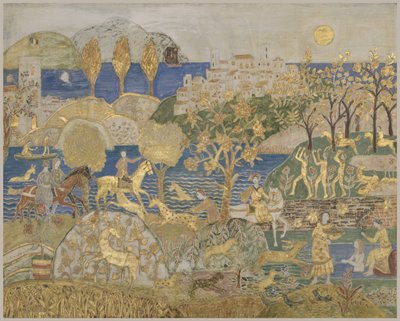 Ville sur la colline, vers 1928 - Charles Prendergast