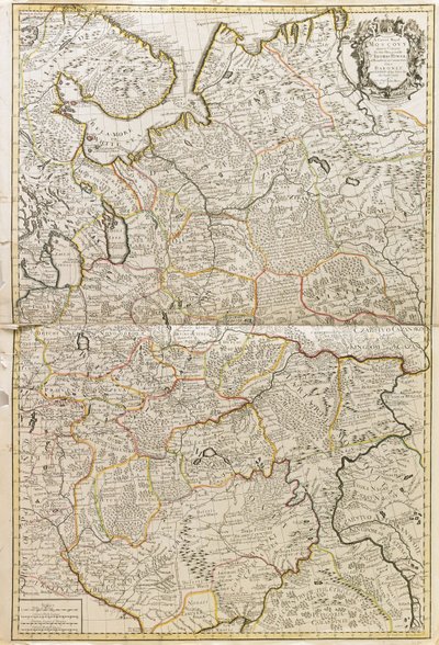Carte de la Moscovie - Charles Price