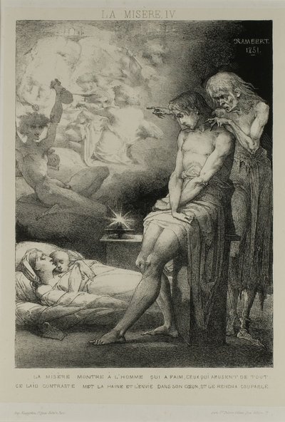 Quatrième assiette de Misery - Charles Rambert