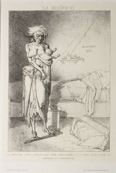 Assiette six de Misery - Charles Rambert