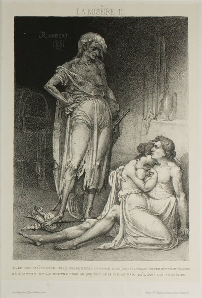 Planche 2 de Misery - Charles Rambert