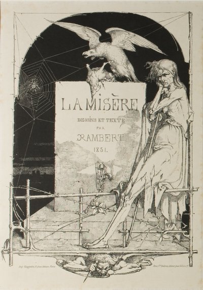 Page de titre de Misery - Charles Rambert