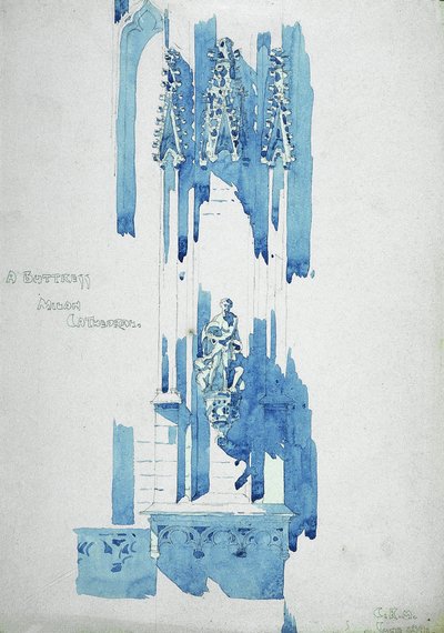 Contrefort, Cathédrale de Milan, 1891 - Charles Rennie Mackintosh