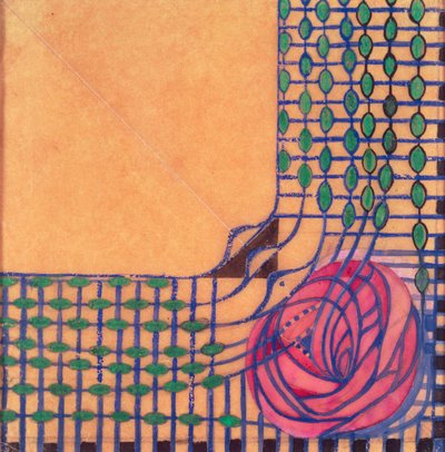 Conception pour un textile imprimé - Charles Rennie Mackintosh