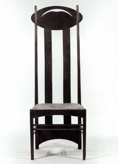 Chaise à dossier haut, c.1897 - Charles Rennie Mackintosh