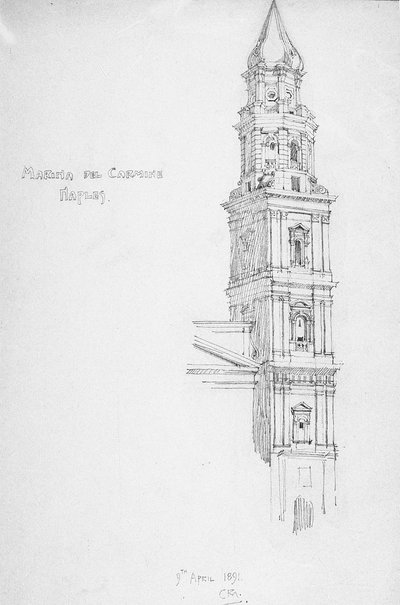 Marian del Carmine, Naples - Charles Rennie Mackintosh