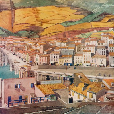 Port Vendres, La Ville, c1925 - Charles Rennie Mackintosh