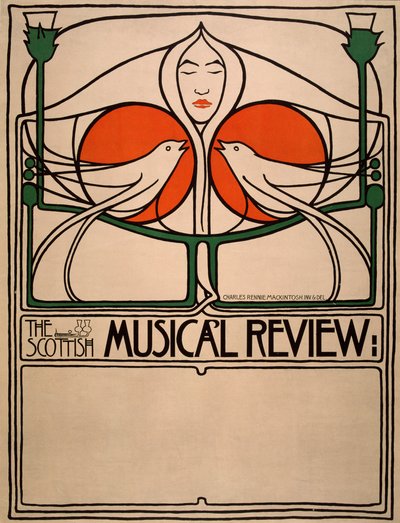Revue musicale écossaise - Charles Rennie Mackintosh