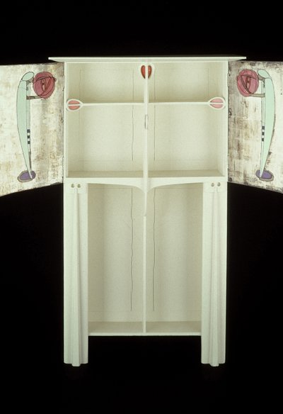Cabinet blanc conçu pour Mme Rowat, 1902 - Charles Rennie Mackintosh