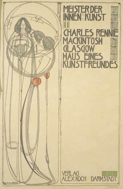 Page de titre pour Haus Eines Kunstfreundes (Meister der Innenkunst II), 1902 - Charles Rennie Mackintosh