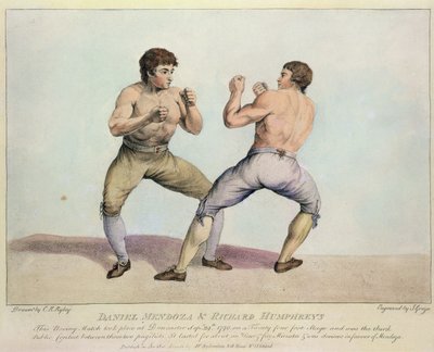 Match de boxe entre Daniel Mendoza et Richard Humphreys, 29 septembre 1790 - Charles Reuben Ryley