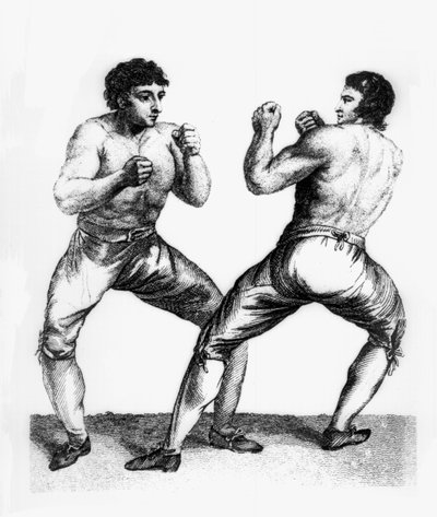Combat de boxe entre Daniel Mendoza et Richard Humphreys, 29 septembre 1790 - Charles Reuben Ryley
