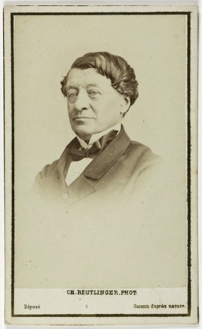 Portrait de Laborde Léon, diplomate, archéologue et conservateur au Louvre, vers 1860-90 - Charles Reutlinger