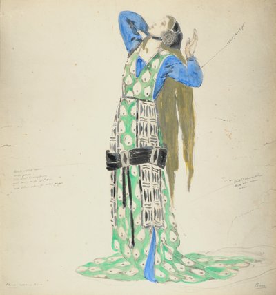 Costume pour Bellengère dans La Mort de Tintagiles, 1912 - Charles Ricketts