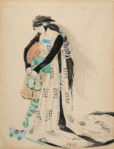 Costume pour la Mort de Tintagiles, 1912 - Charles Ricketts