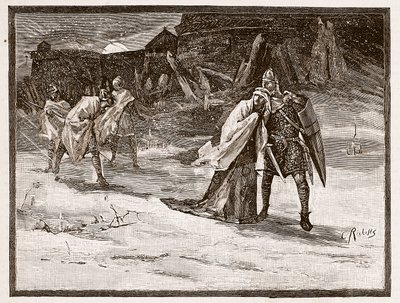 La fuite de Mathilde du château d