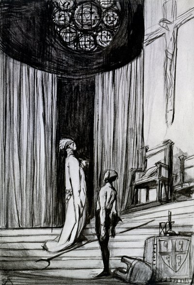 Warwick et le bourreau, scène de 