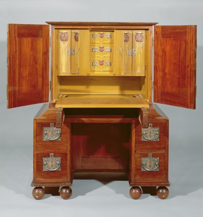 Cabinet - avant ouvert, 1898 - Charles Robert Ashbee