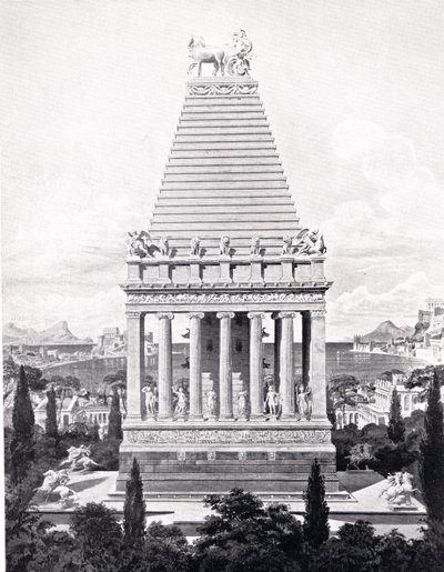 Le mausolée original, illustration de 