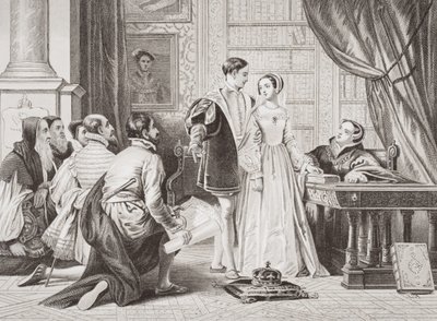La réticence de Lady Jane Grey à accepter la couronne, Sion House, 8 juillet 1553, de 