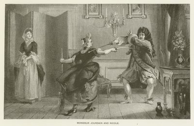 Monsieur Jourdain et Nicole - Charles Robert Leslie