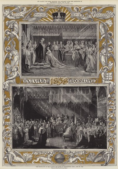 Le Couronnement de Sa Majesté la Reine à l