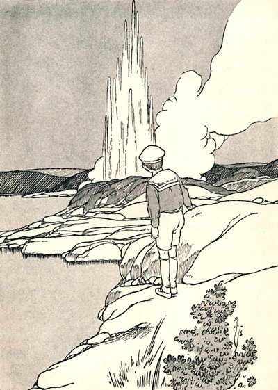 Un geyser, 1912 - Charles Robinson