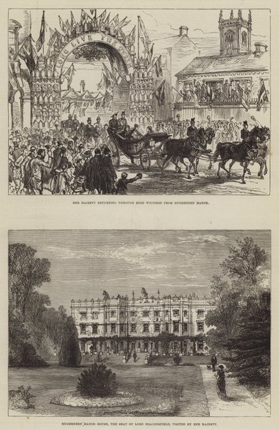 La visite de Sa Majesté à Hughenden - Sir John Charles Robinson