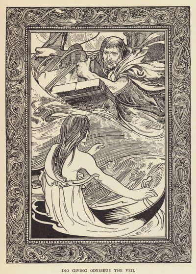 Ino donnant le voile à Ulysse - Sir John Charles Robinson