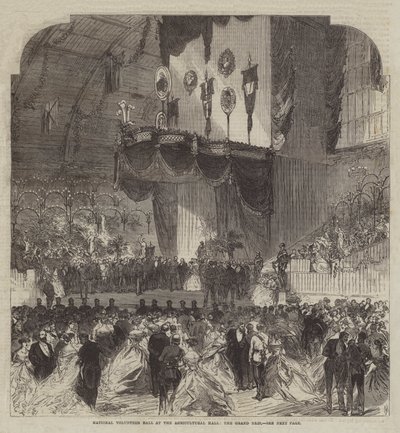 Bal des Volontaires Nationaux au Agricultural Hall, le Grand Dais - Sir John Charles Robinson