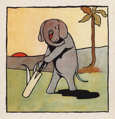 Nonsense : Éléphant jouant au cricket - Charles Robinson