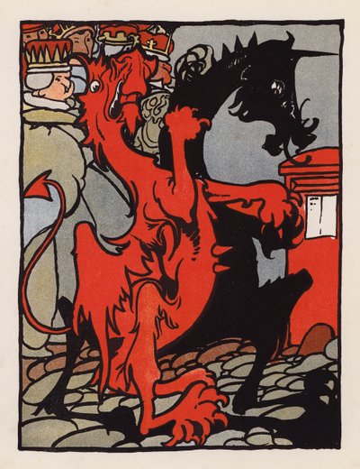 Nonsense : Figure héraldique descendant le Strand avec des rois - Charles Robinson