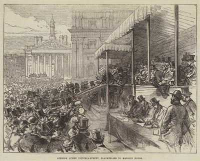 Ouverture de Queen Victoria-Street, de Blackfriars à Mansion House - Sir John Charles Robinson