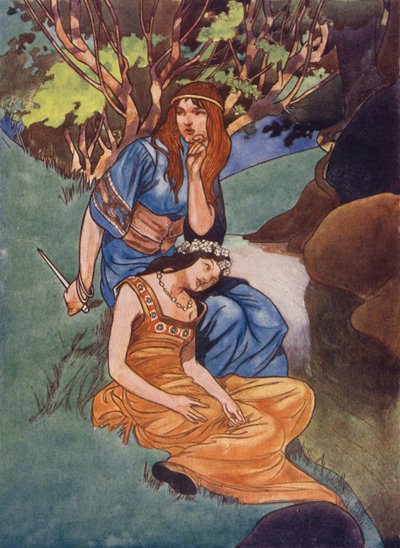 La femme du prince Boya a attiré la jeune fille dans les bois - Charles Robinson