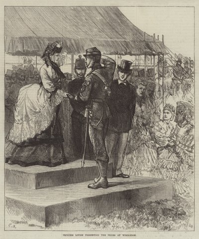 La princesse Louise remettant les prix à Wimbledon - Sir John Charles Robinson