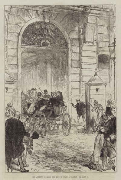 La tentative de tirer sur le roi d