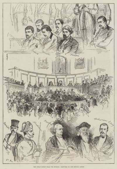 Le grand procès romain pour meurtre - Sir John Charles Robinson