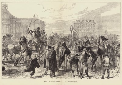 Le marché aux chevaux à Islington - Sir John Charles Robinson