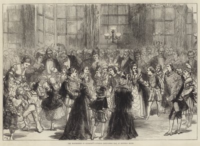 Le Bal costumé des enfants de la Marquise de Salisbury à Hatfield House - Sir John Charles Robinson