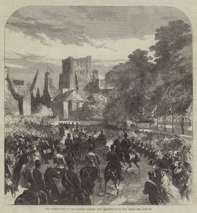 La visite de la reine à la frontière écossaise, l
