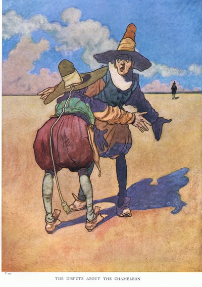 La dispute au sujet du caméléon - Charles Robinson