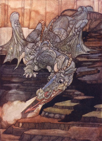 Le dragon tué par Saint George - Charles Robinson