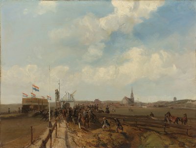 Hippodrome de Scheveningen, ouvert le 3 août 1846 - Charles Rochussen (signed by artist)