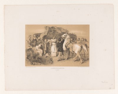 Crémation de guerriers tués (Lijkenbrand) - Charles Rochussen