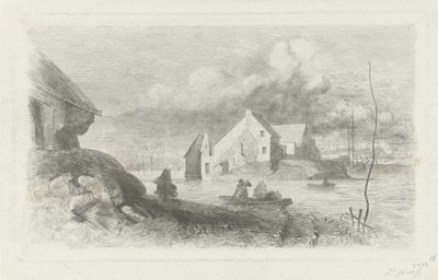 Inondation à Lith (série) - Charles Rochussen