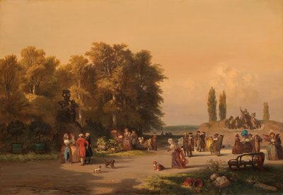 Parc dans les environs de Paris - Charles Rochussen